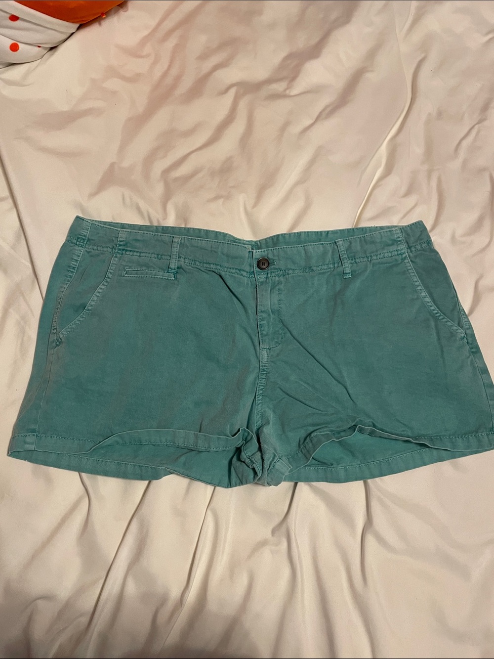 Merona Teal Cotton Bermuda Shorts
